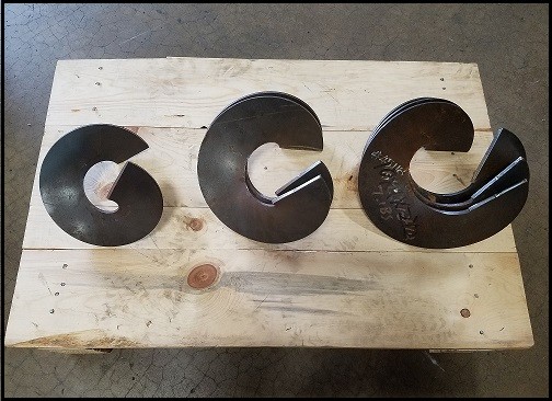 Sectional Auger Flighting